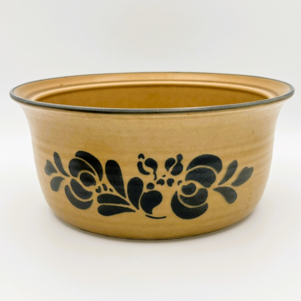 Vintage Pfaltzgraff Folk Art 2 Qt Round Casserole Dish with Lid #315 Stoneware - Picture 8 of 12